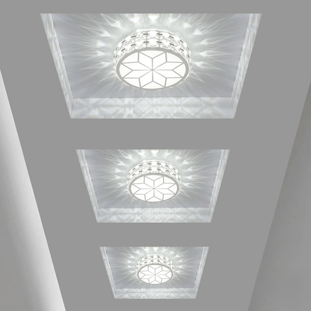 Circle LED Flush Ceiling Lights for Hallway