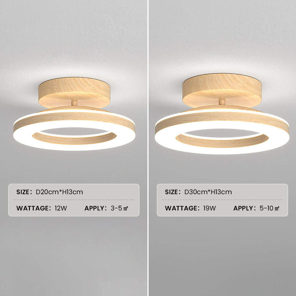 Acrylic Round LED Ceiling Light For Hallway Entrance