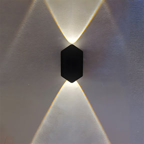 Modern Shield Shape Aluminium LED Outdoor Wall Lights for Yard Patio