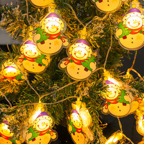 Indoor Decor Father Christmas Battery Powered String Lights