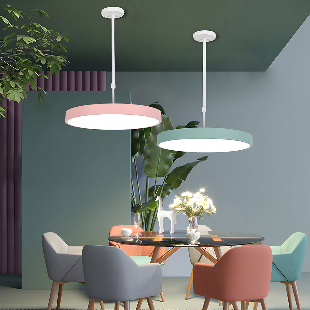 Modern Disc Pendant Light For Kitchen Island