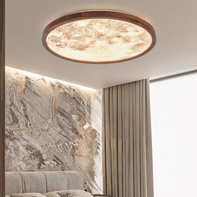 Contemporary Acrylic Moon Bedroom LED Ceiling Light