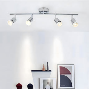 Modern Iron Multi-Head Track Ceiling Light  for Kitchen Bedroom