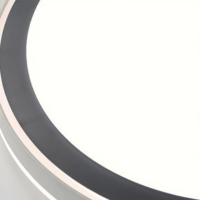 Modern Round Iron Acrylic LED Flush Mount Ceiling Light for Bedroom