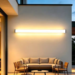 Linear Aluminium IP55 Waterproof LED Outdoor Wall Lights for Garden Patio
