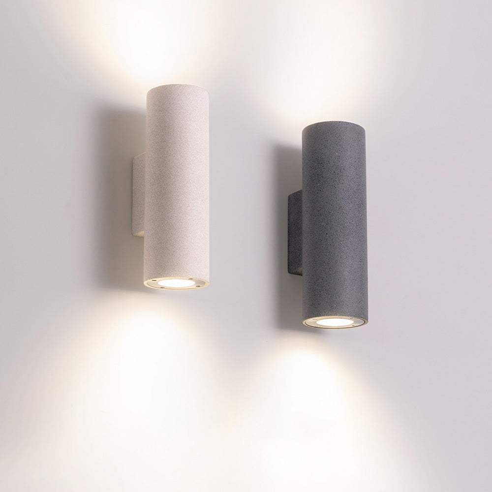 Modern Concrete Up and Down Outdoor Wall Lights for Porch Patio