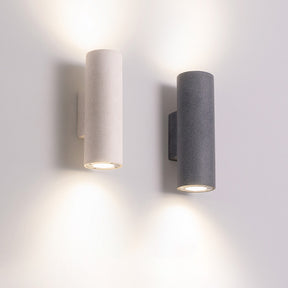 Modern Concrete Up and Down Outdoor Wall Lights for Porch Patio