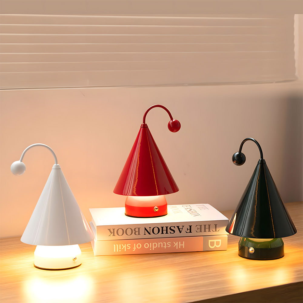 Classic Christmas LED Decoration Rechargeable Table Lamp for Bedroom