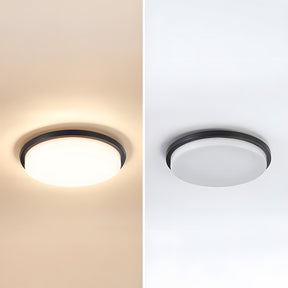 IP65 Round Aluminum Craft and PC LED Ceiling Light for Patio