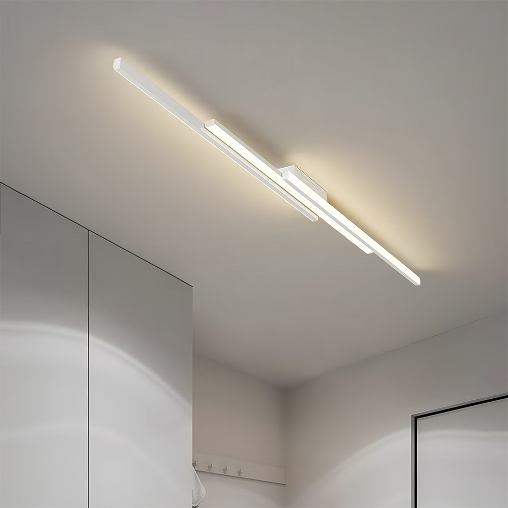 Modern Minimalist LED Flush Mount Aluminium Ceiling Lights for Hallway