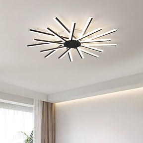 Stylish Multi Arm Acrylic LED Ceiling Lights for Living Room