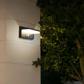 Modern ABS Led Solar Sensor Outdoor Wall Lights for Hallway Patio Porch