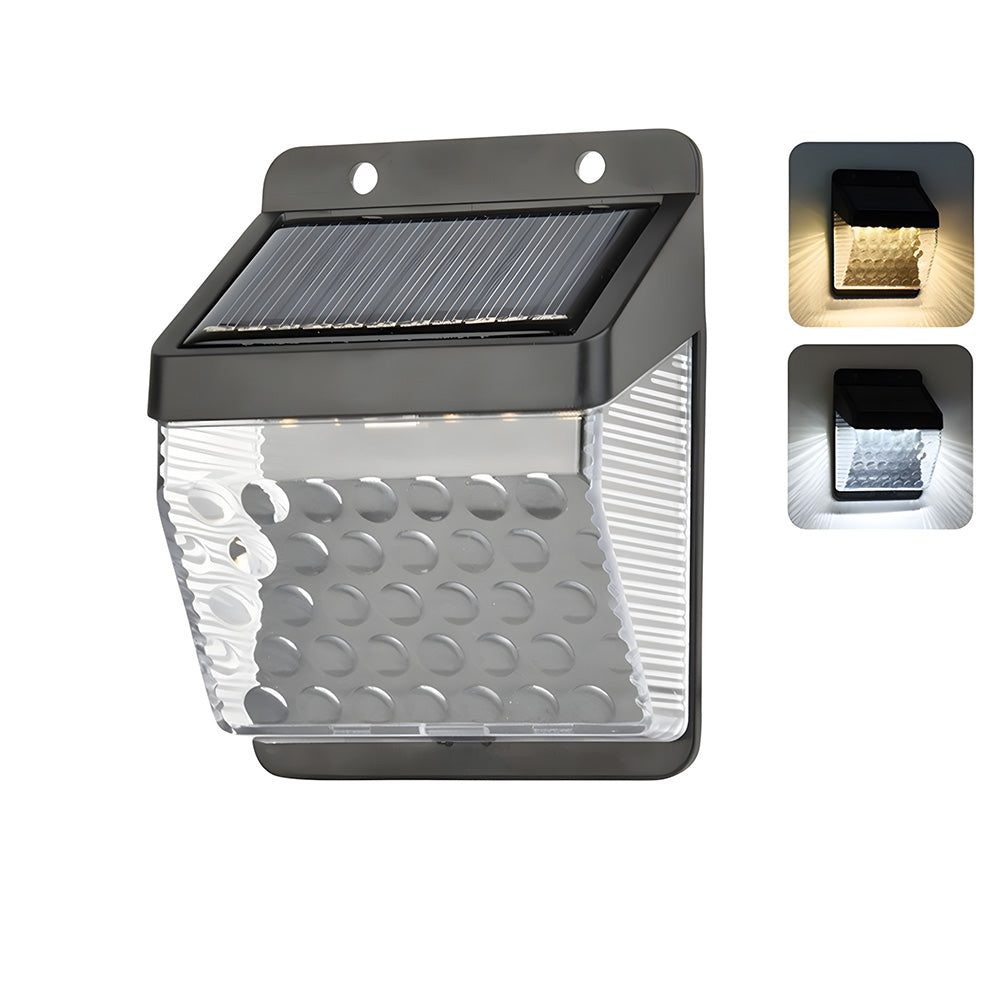 IP65 Solar Powered Outdoor Wall Lights for Fence Yard Garden Patio, Dusk-to-Dawn