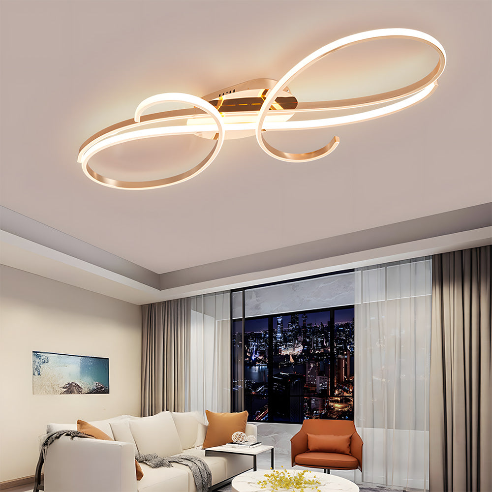 Modern Flush Mount LED Ceiling Lights for Living Room Bedroom