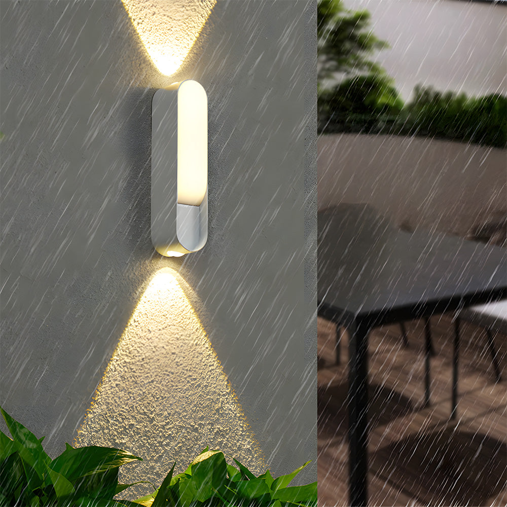 Up and Down Motion Sensor Aluminium Outdoor Wall Lights for Doorways