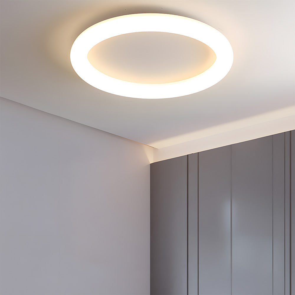 Minimalist Nordic White LED Ceiling Light For Living Room