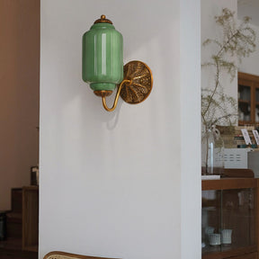 Modern Glass Light With Colored Glass Shade for Living Room