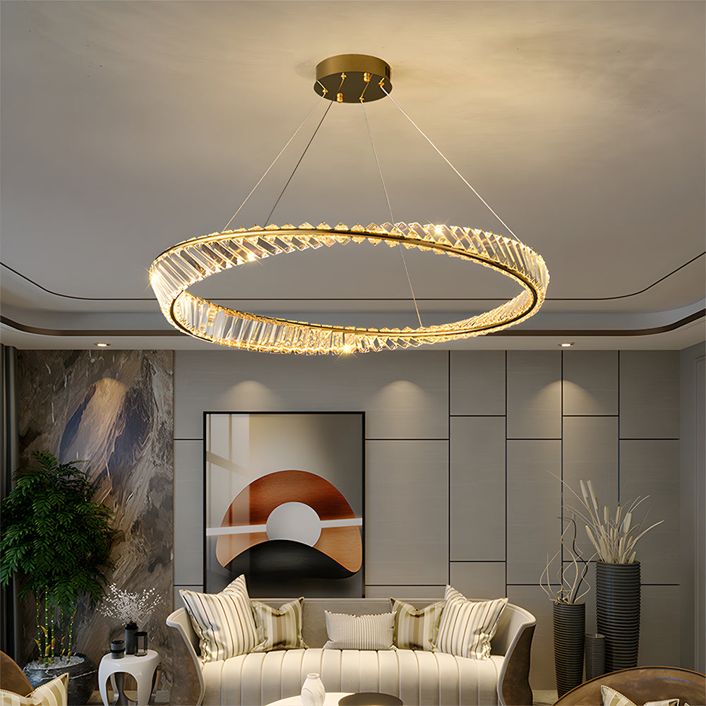 LED Crystal Pendant Light Fixtures