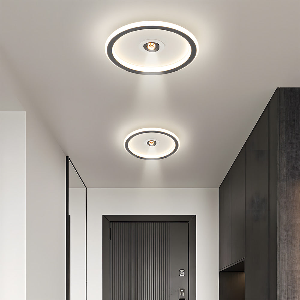 Modern Angle Adjustable Acrylic Iron LED Ceiling Lights for Living Room