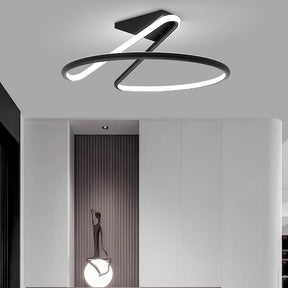 Creative Personality Bedroom Led Semi Flush Ceiling Lights