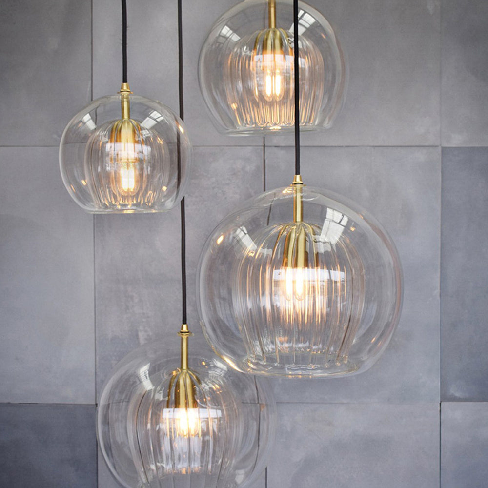 Simple Modern Glass Pendant Lights for Living Room