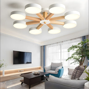 Nordic Multi Round LED Living Room Ceiling Lights