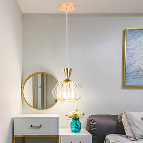 Crystal Pendant Light Shade Hanging Light for Hallway Kitchen