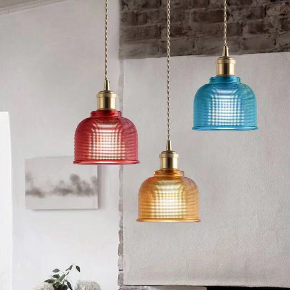 Contemporary Glass Bar Pendant Light