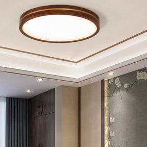 Simple Brown Dimmable LED Ceiling Light