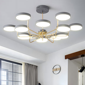 Nordic Creative Iron Living Room LED Ceiling Light