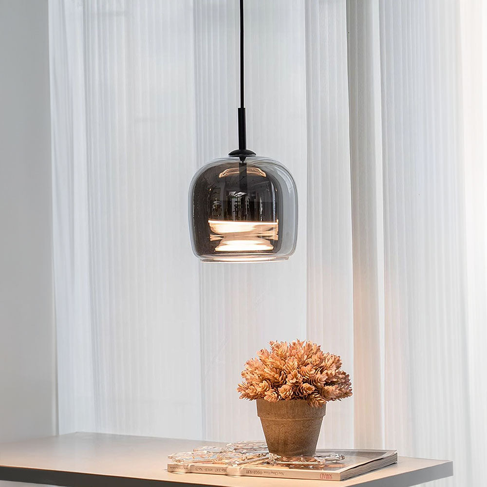 Simple Multi-Head Designer Grey Nordic Kitchen Pendant Light