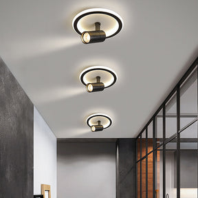 Round and Square LED Ceiling Track Light Fixture