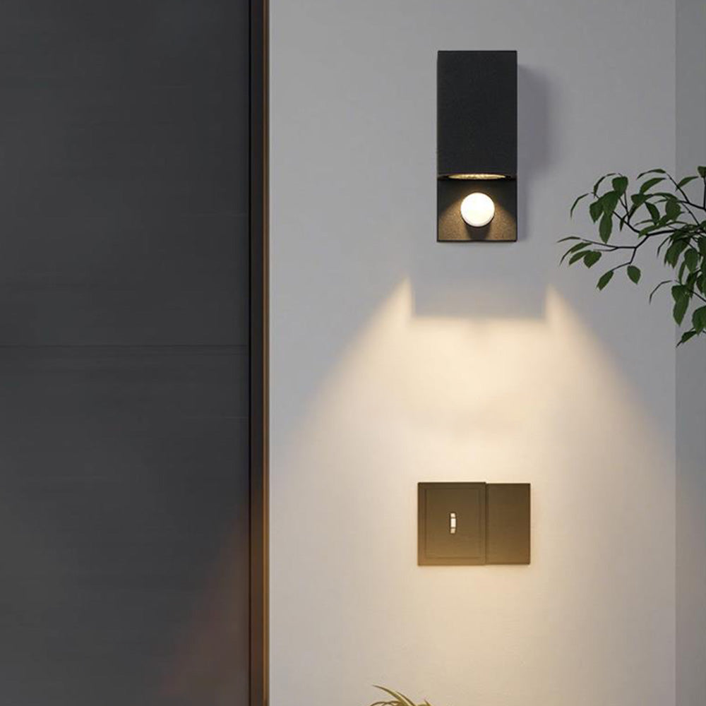 Up and Down LED Outdoor Wall Lights with Motion Sensor for Porch Patio