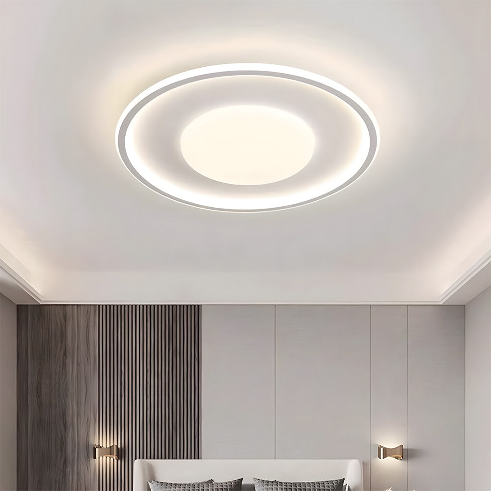 Compact Acrylic LED Flush Mount Ceiling Lights for Bedroom