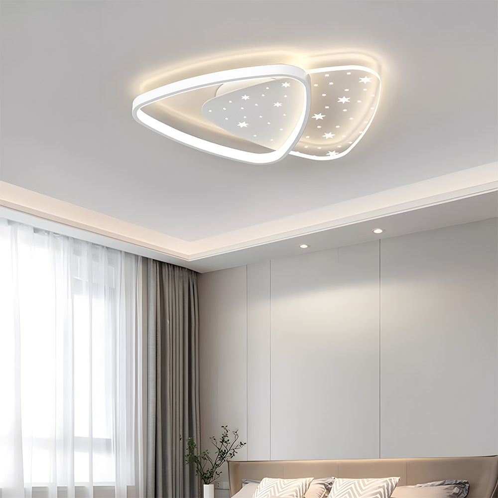 Modern Minimalist Polymorphic Acrylic Bedroom Ceiling Lamp