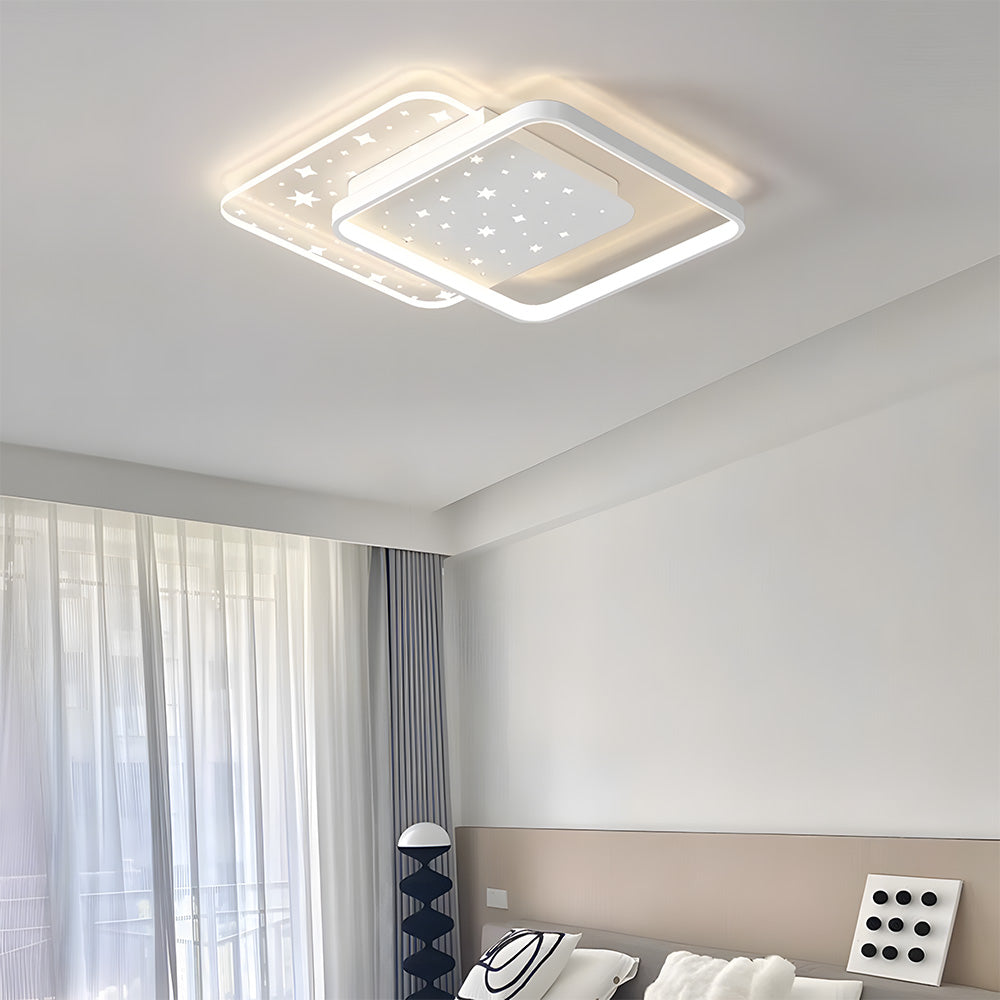 Modern Minimalist Polymorphic Acrylic Bedroom Ceiling Lamp