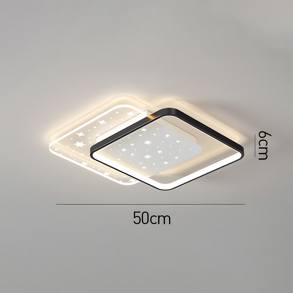 Modern Minimalist Polymorphic Acrylic Bedroom Ceiling Lamp