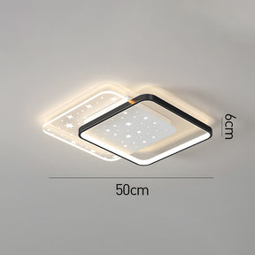 Modern Minimalist Polymorphic Acrylic Bedroom Ceiling Lamp