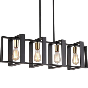 Black Modern Pendant Lighting Dining Room Farmhouse Chandelier