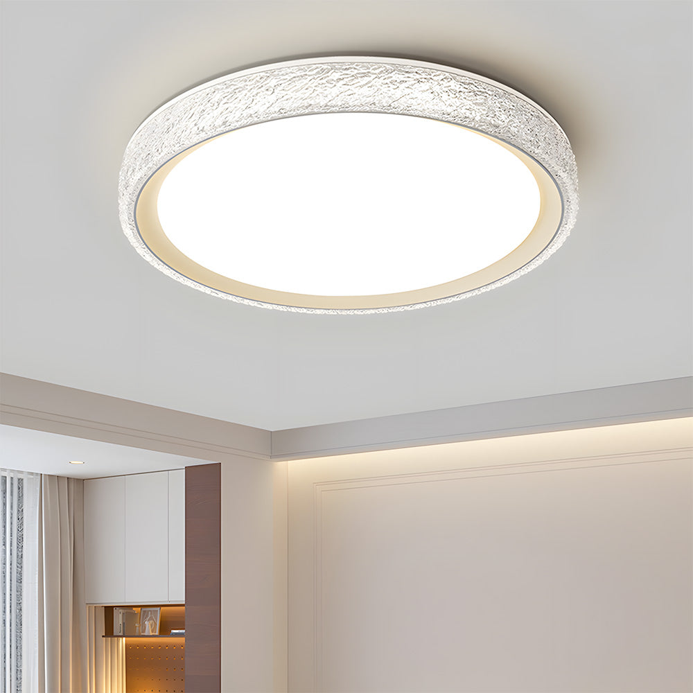 Luxury Frosted Iron Acrylic LED Ceiling Light for Bedroom