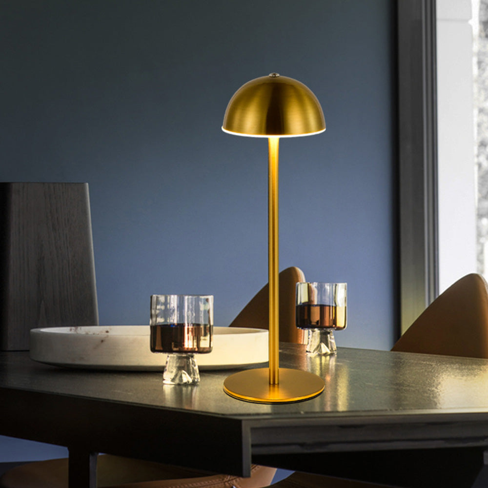 Light Luxury Acrylic Dimmable Touch Table Lamp for Cafe Bedside