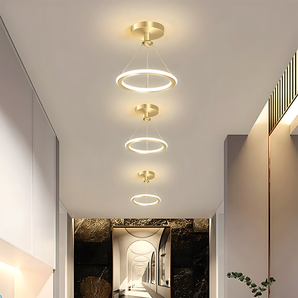 Contemporary LED Flush Mount Acrylic Ceiling Lights for Bedroom