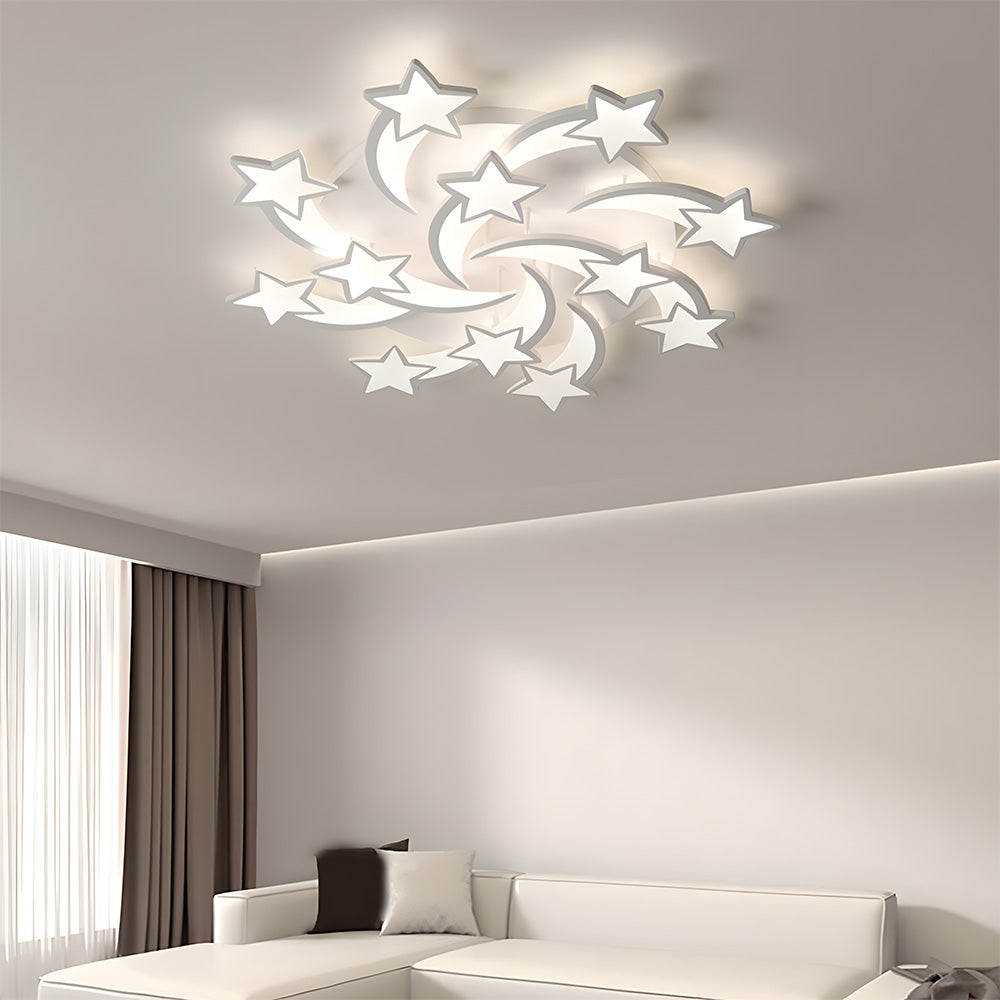 Creative Stars Design Living Room LED Ceiling Lights