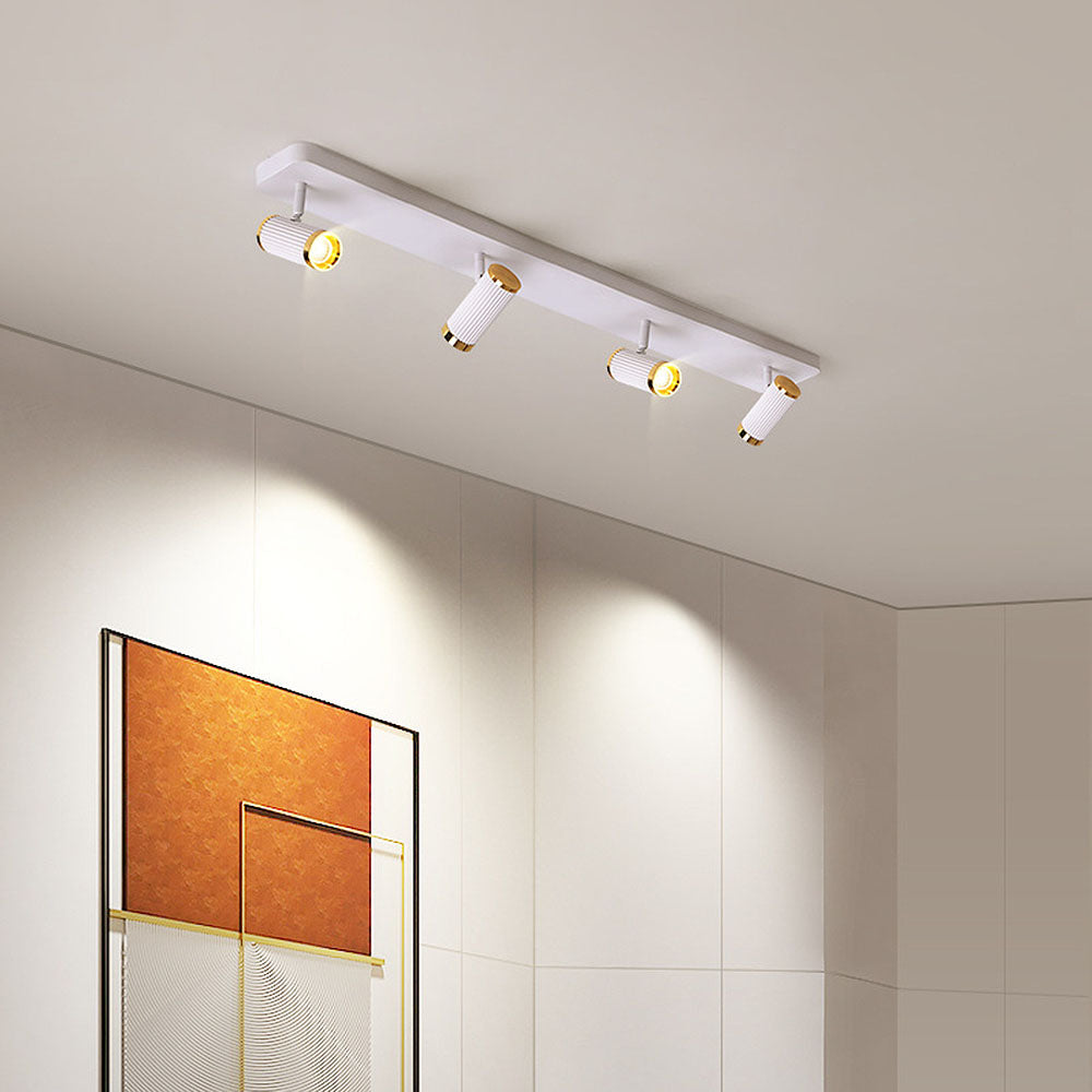 Simple Metal White LED Track Lighting