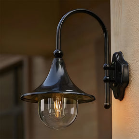 IP54 Vintage Outdoor Black Wall Light