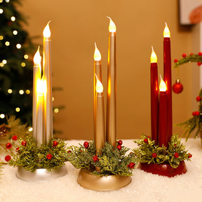 Warm Candlestick Plastic LED Christmas Lightings