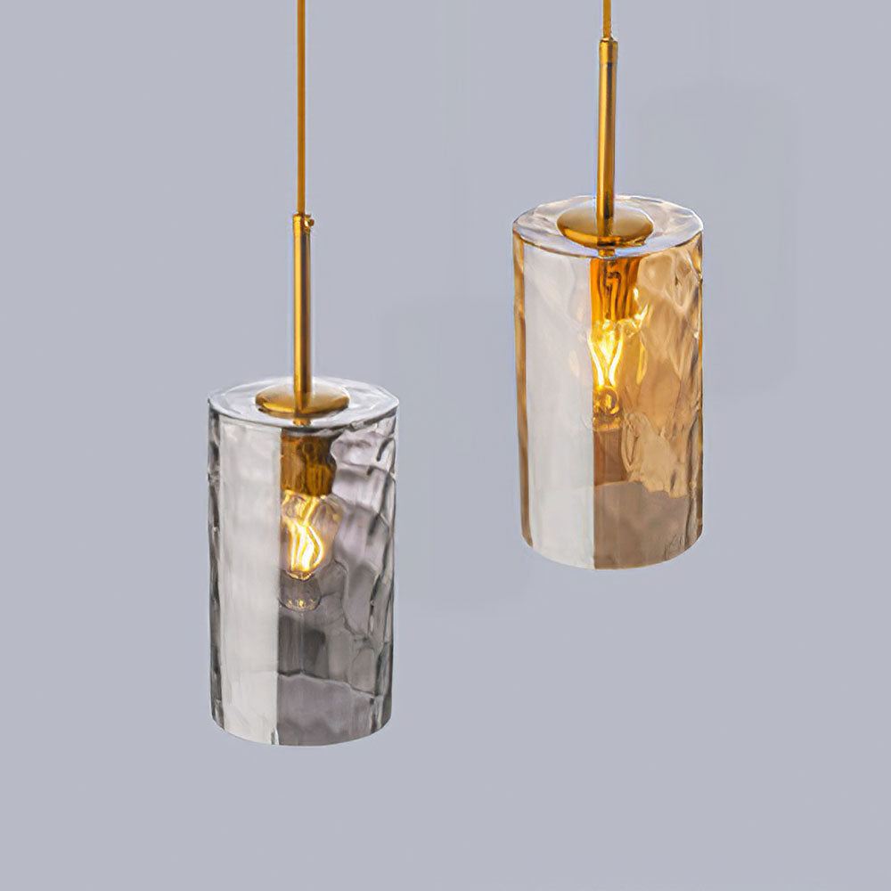 Simple Creative Ripple Glass Dining Room Pendant Light