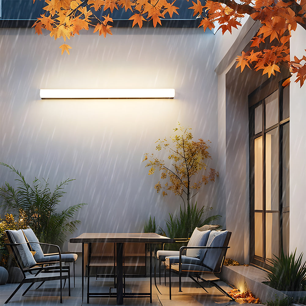Modern IP65 Waterproof Long Exterior Wall Lights for Garden Porch