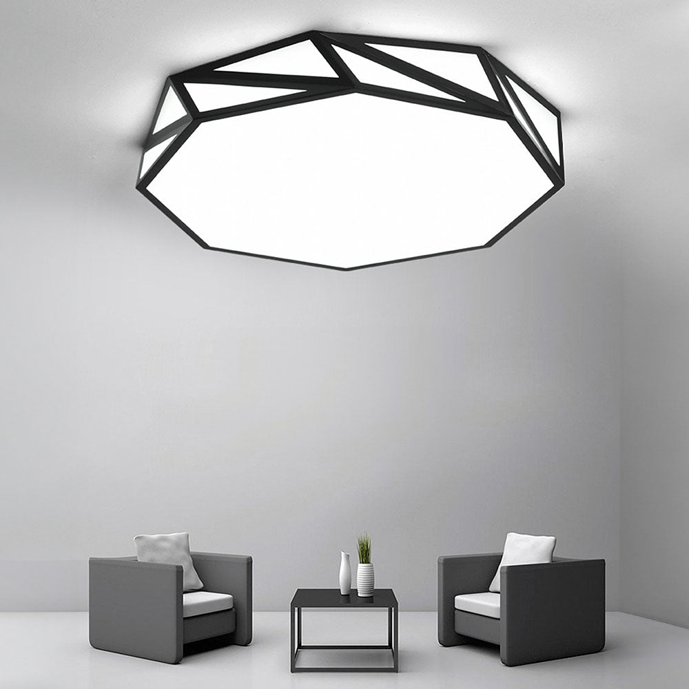 Modern Geometry LED Ceiling Light For Bedroom