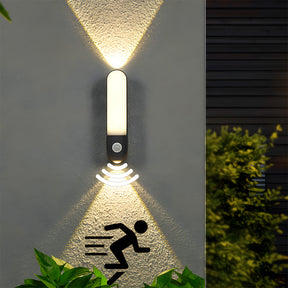 Up and Down Motion Sensor Aluminium Outdoor Wall Lights for Doorways